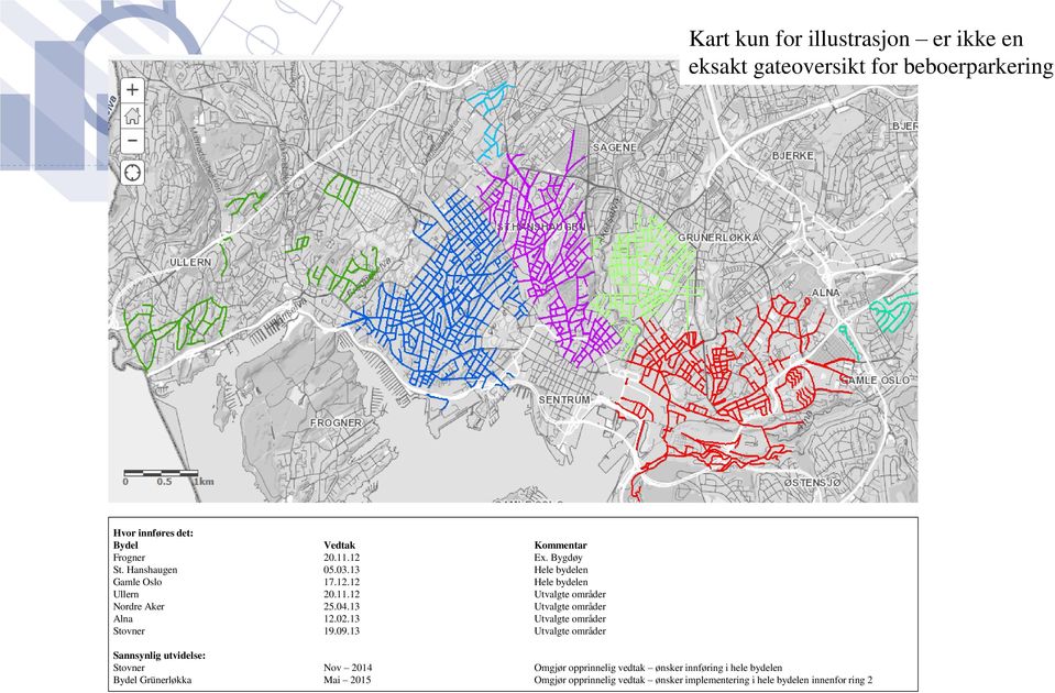 13 Utvalgte områder Alna 12.02.13 Utvalgte områder Stovner 19.09.