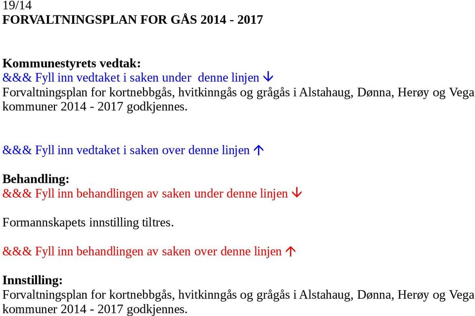 godkjennes. Formannskapets innstilling tiltres.