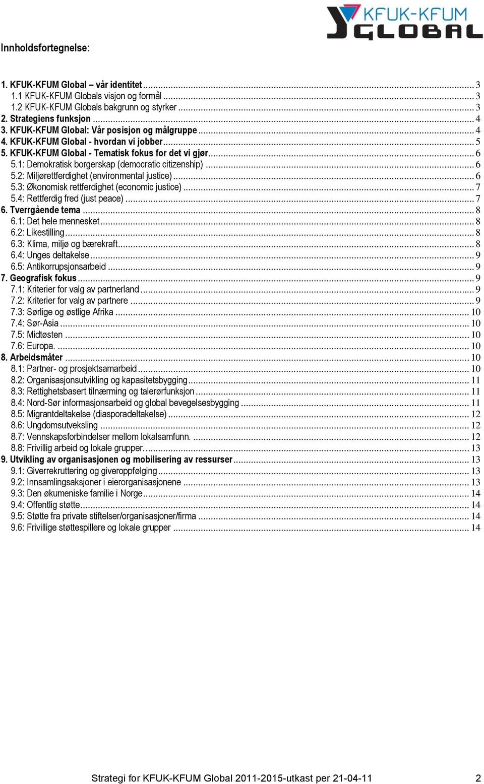 1: Demokratisk borgerskap (democratic citizenship)... 6 5.2: Miljørettferdighet (environmental justice)... 6 5.3: Økonomisk rettferdighet (economic justice)... 7 5.4: Rettferdig fred (just peace).