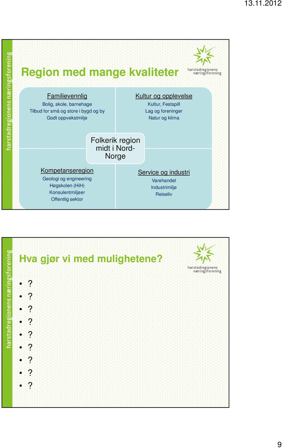 region midt i Nord- Norge Kompetanseregion Geologi og engineering Høgskolen (HiH) Konsulentmiljøer