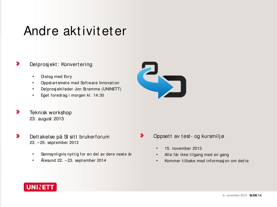 25. september 2013 Sannsynligvis nyttig for en del av dere neste år Ålesund 22. 23.