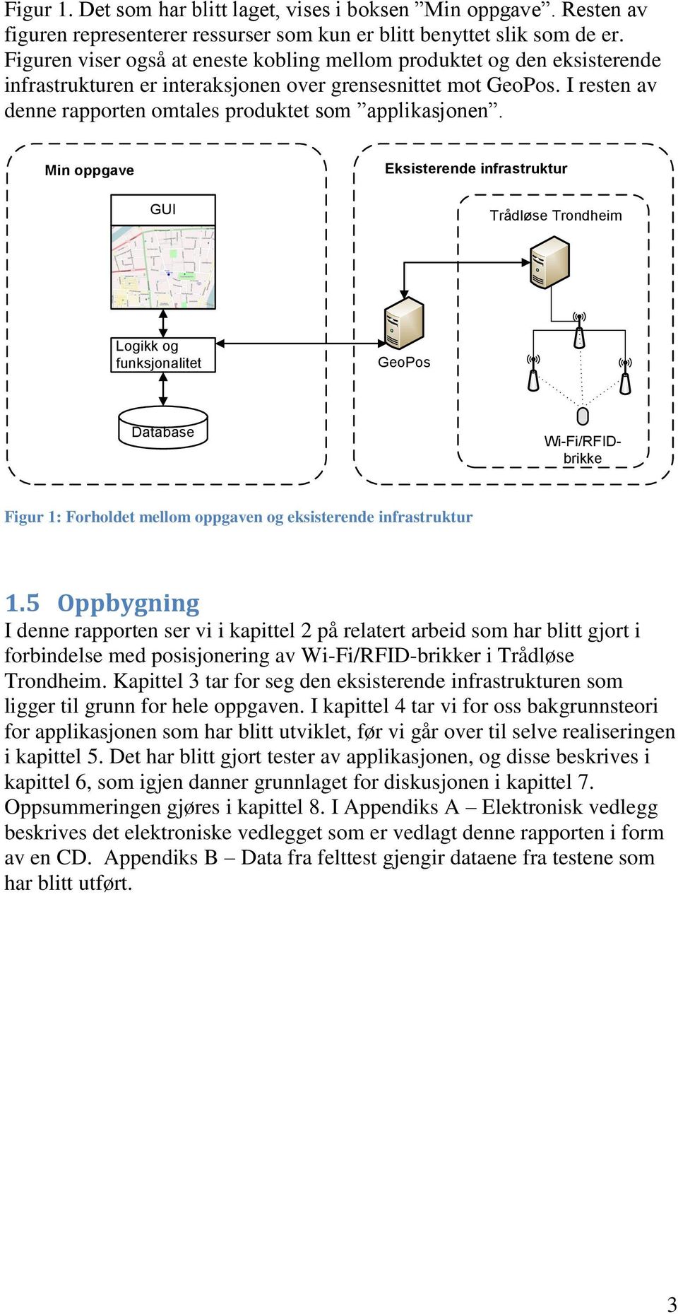 I resten av denne rapporten omtales produktet som applikasjonen.