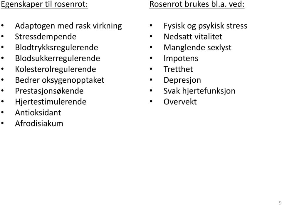 Hjertestimulerende Antioksidan