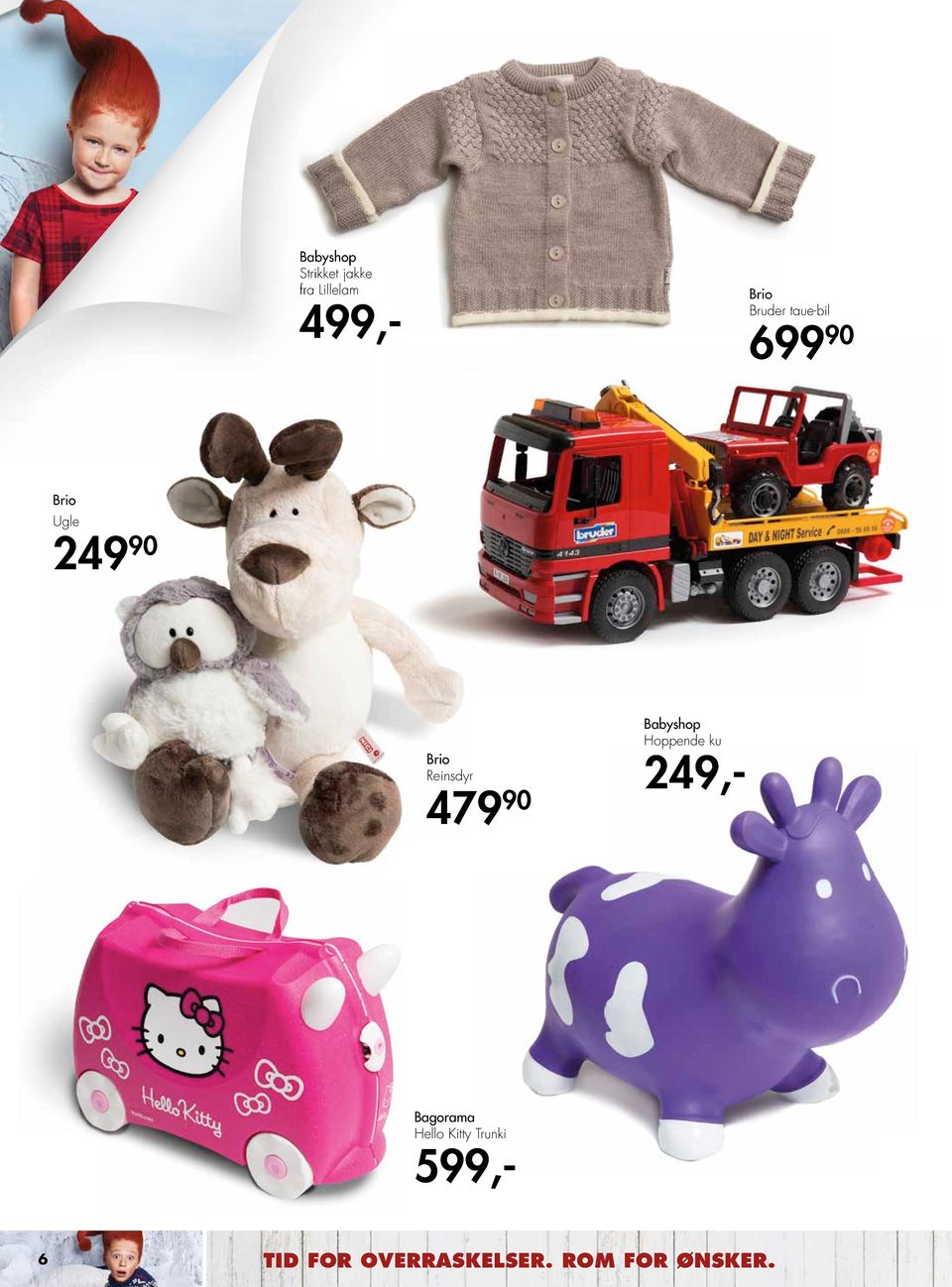 Reinsdyr 479 90 Babyshop Hoppende ku 249,- Bagorama