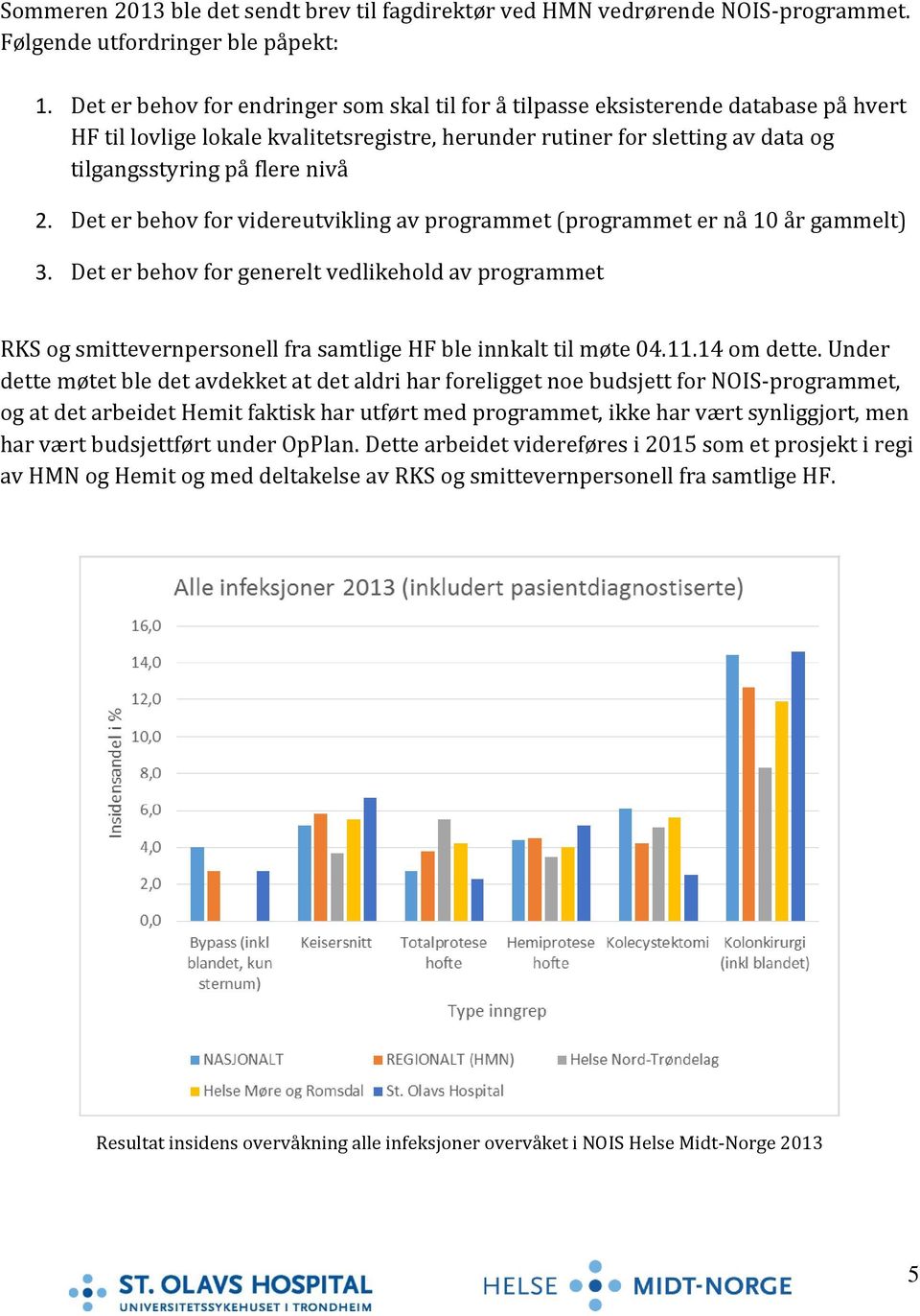 Det er behov for videreutvikling av programmet (programmet er nå 10 år gammelt) 3.