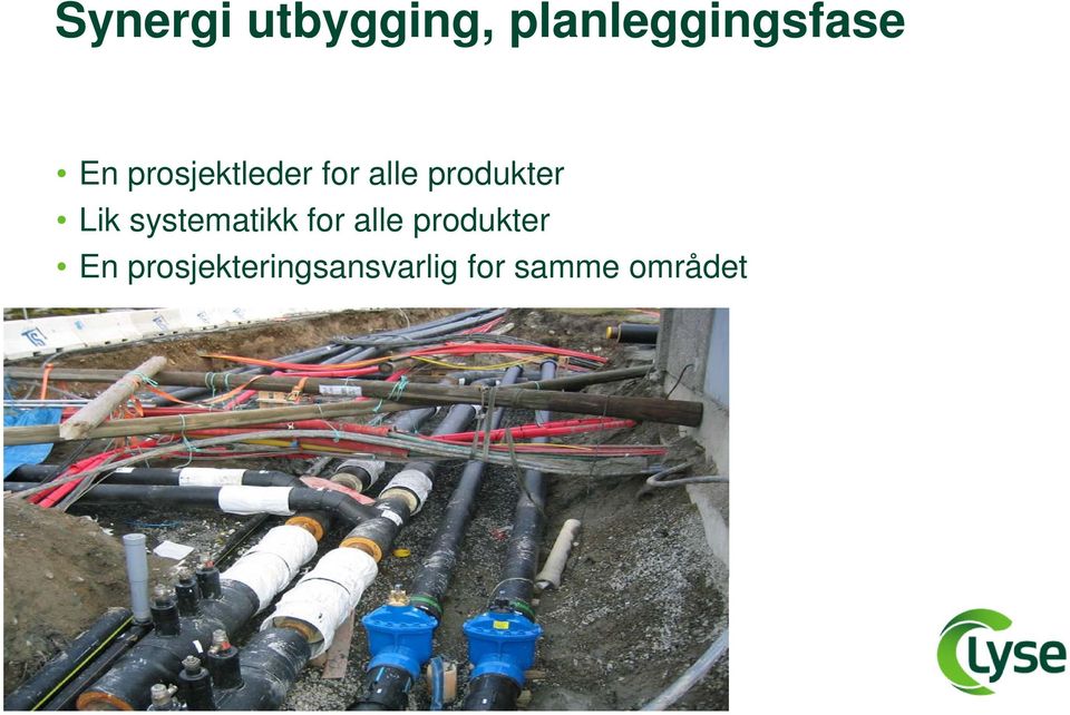 Lik systematikk for alle produkter En