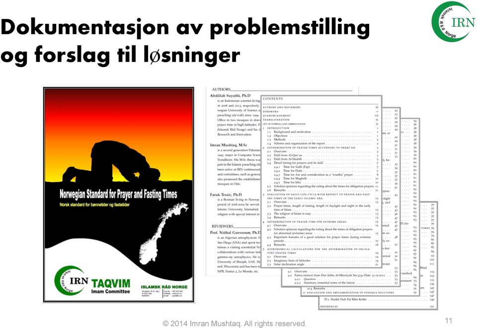 forslag til løsninger