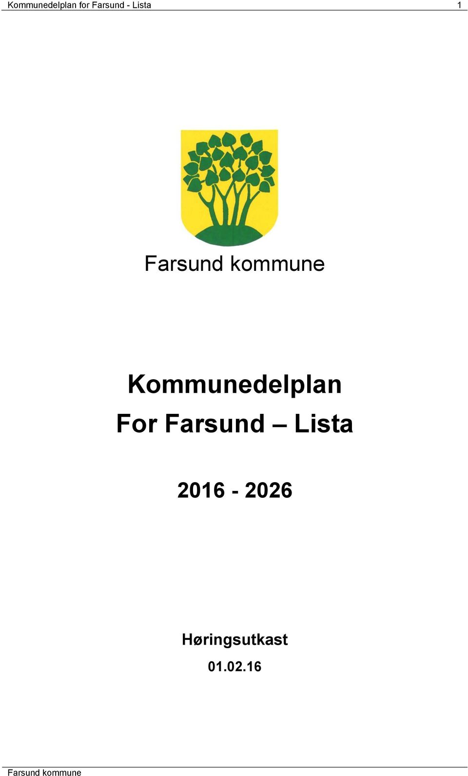 Kommunedelplan For