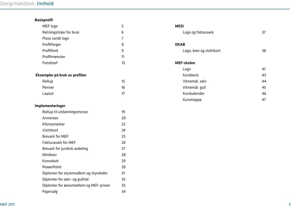 Brevark for juridisk avdeling 27 Minibrev 28 Konvolutt 29 PowerPoint 30 Diplomer for styremedlem og styreleder 31 Diplomer for sølv- og gullnål 32 Diplomer for æresmedlem og