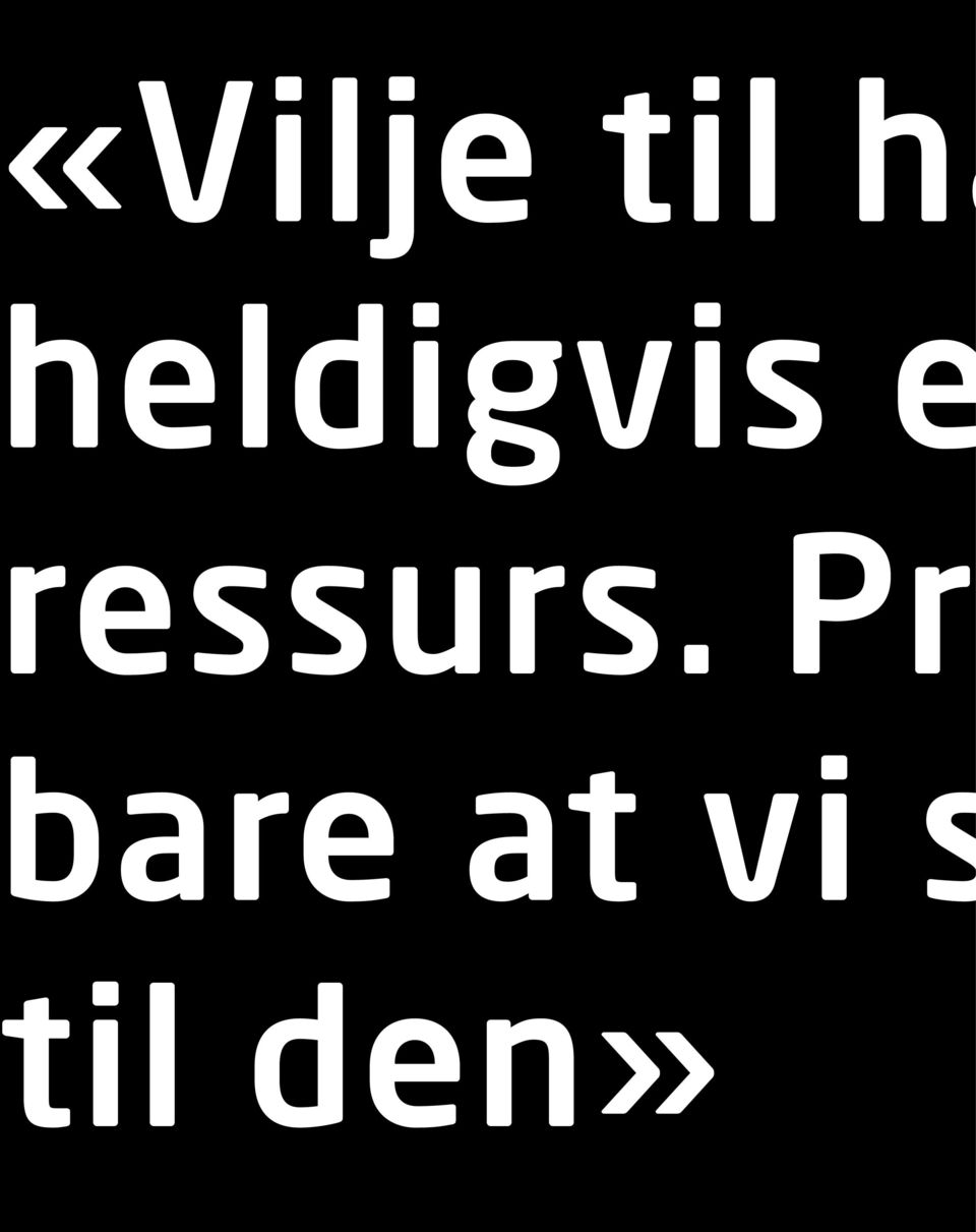 Pro heldigvis e