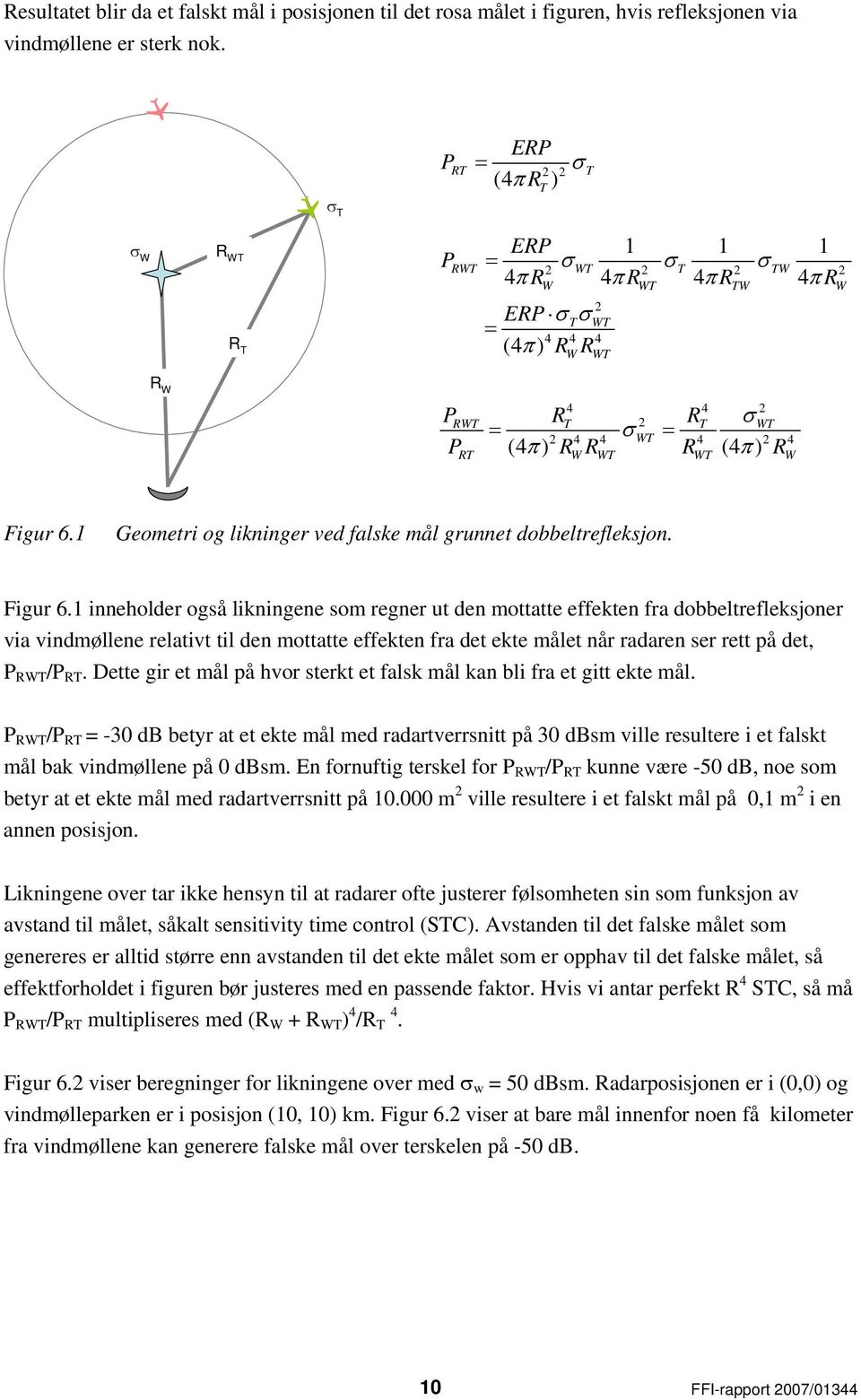 4 2 4 RT (4 π) W WT WT (4 π) W Figur 6.