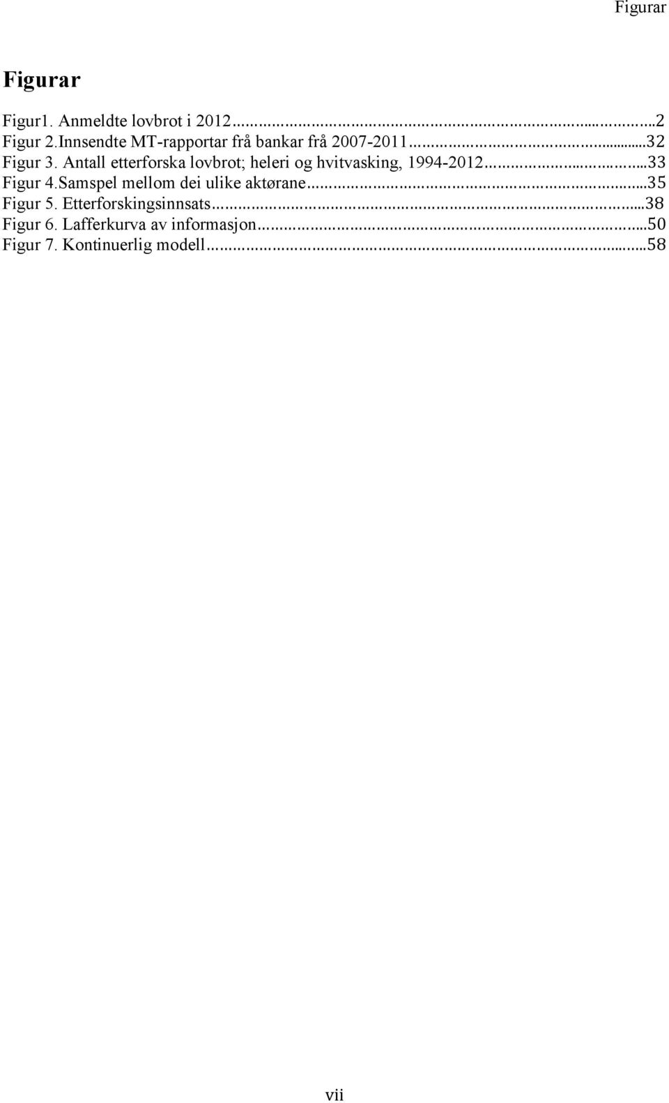 Antall etterforska lovbrot; heleri og hvitvasking, 1994-2012.....33 Figur 4.