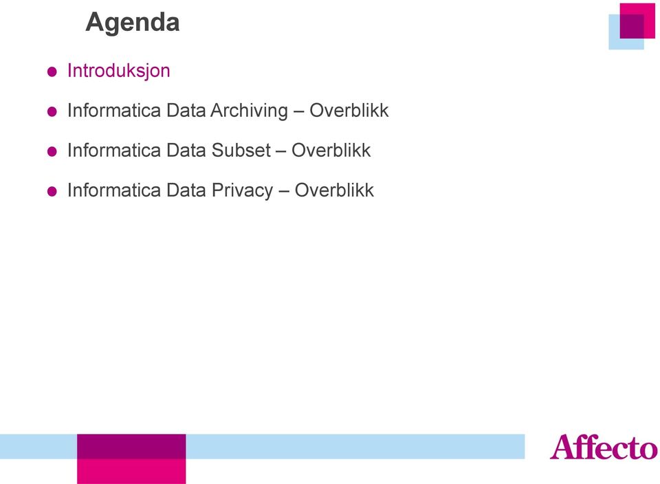 Informatica Data Subset