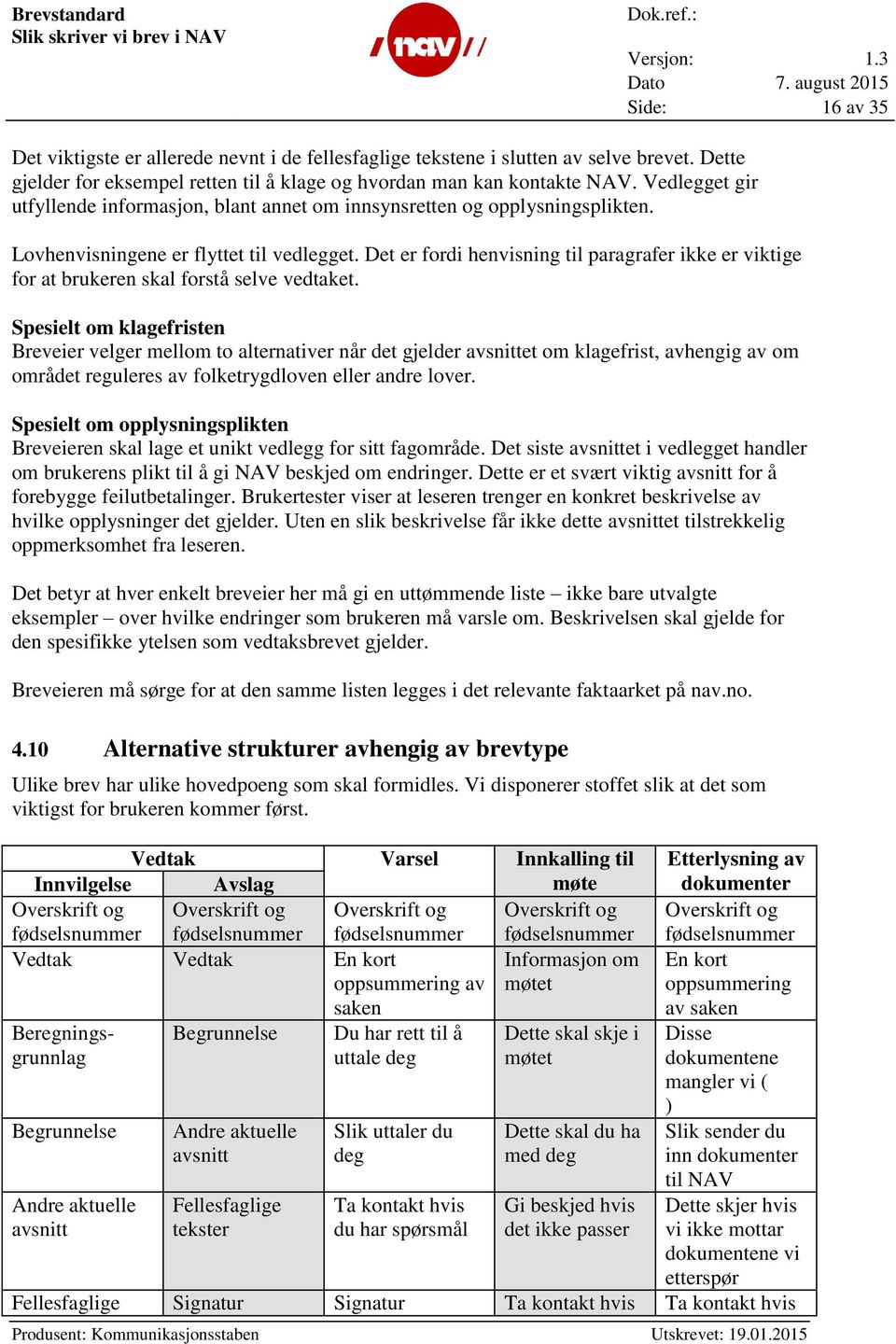 Det er fordi henvisning til paragrafer ikke er viktige for at brukeren skal forstå selve vedtaket.