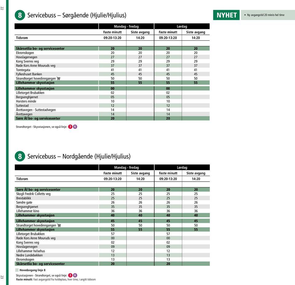 Lillehammer skysstasjon 55 55 55 55 Lillehammer skysstasjon 00 00 Lilletorget Brubakken 02 02 Bergsenghjørnet 05 05 Horsters minde 10 10 Suttestad 12 12 Årettavegen - Suttestadvegen 14 14 Årettavegen