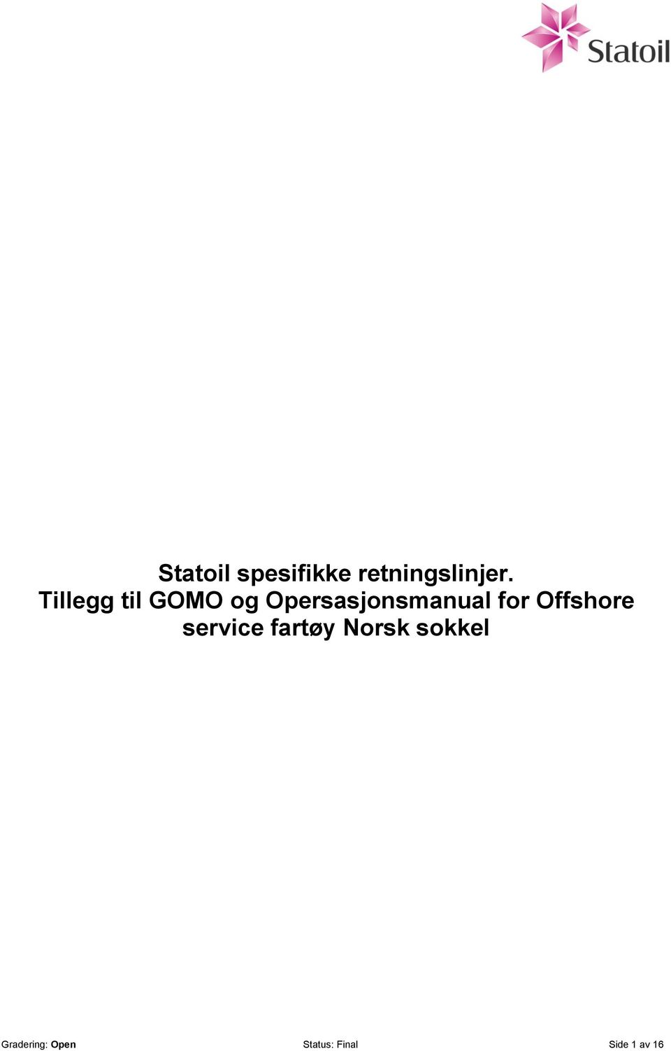 for Offshore service fartøy Norsk