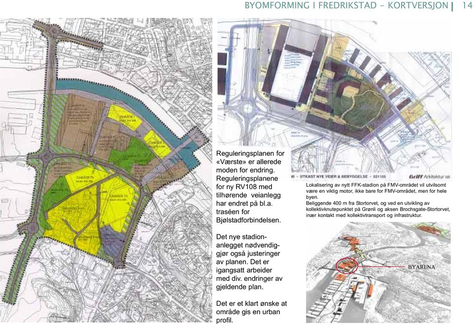 Det er igangsatt arbeider med div. endringer av gjeldende plan.