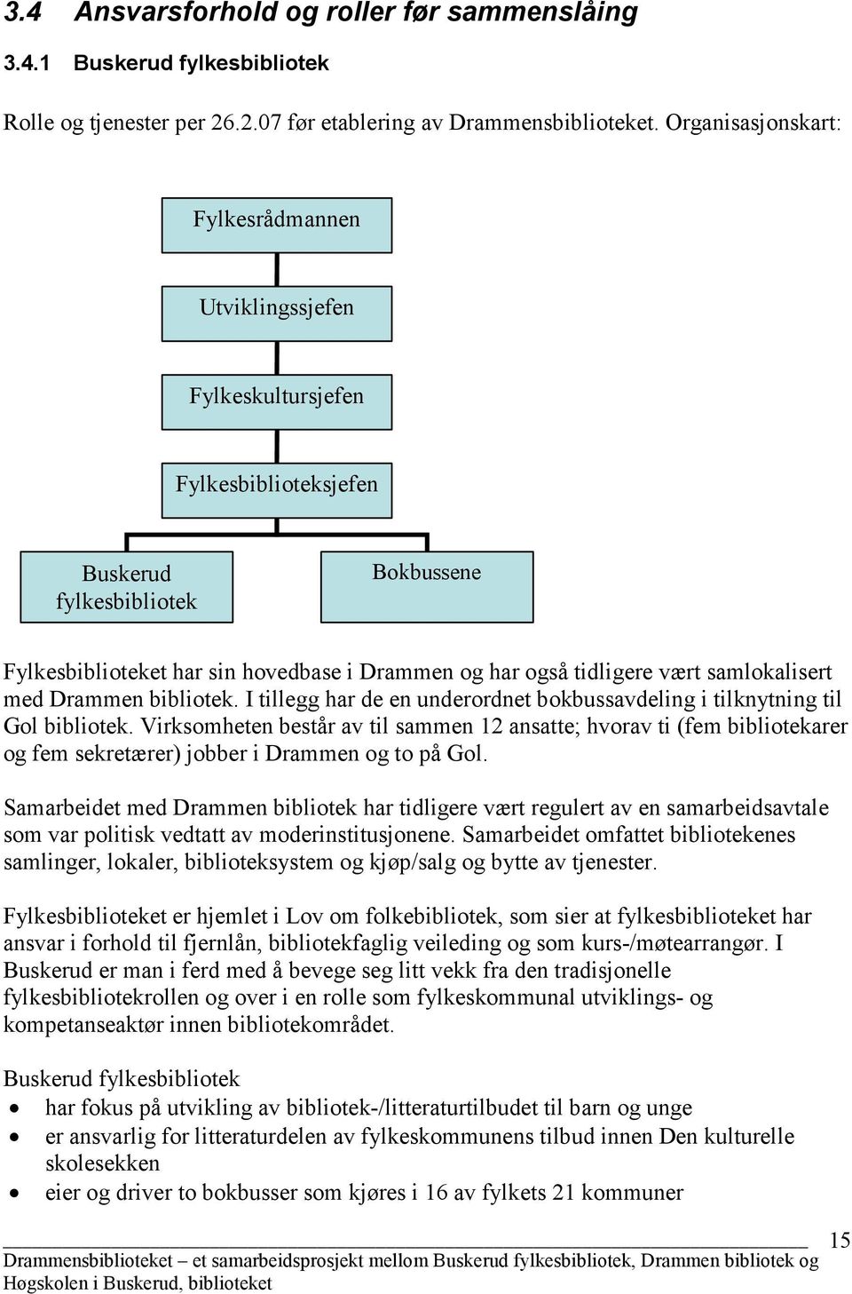 vært samlokalisert med Drammen bibliotek. I tillegg har de en underordnet bokbussavdeling i tilknytning til Gol bibliotek.