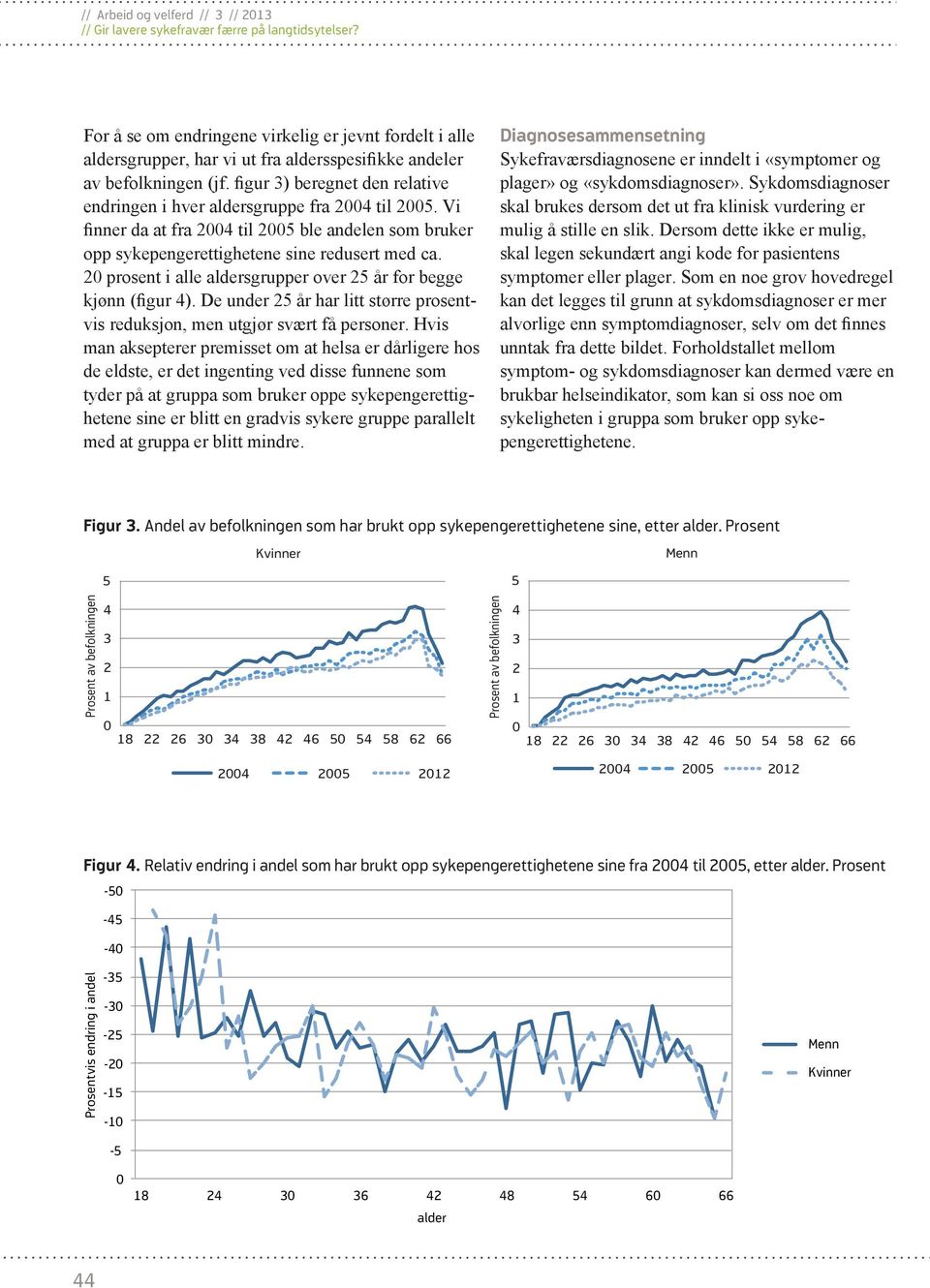 prosent i alle aldersgrupper over 5 år for begge kjønn (figur 4). De under 5 år har litt større prosentvis reduksjon, men utgjør svært få personer.