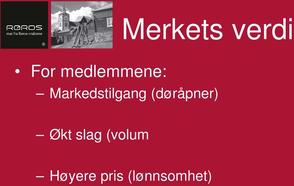 Markedstilgang