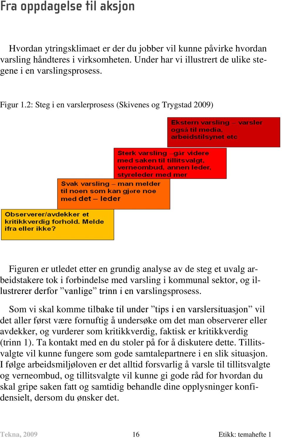 derfor vanlige trinn i en varslingsprosess.