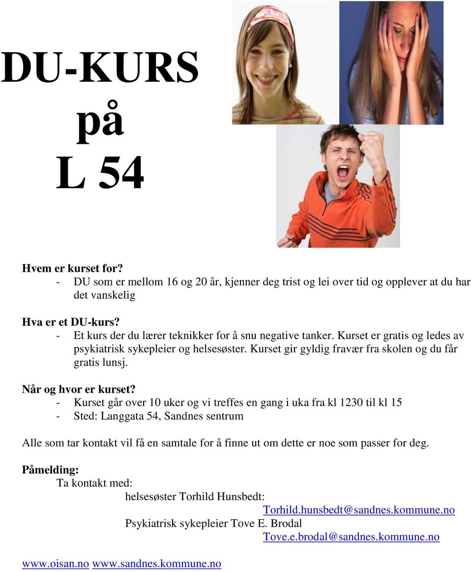 Når og hvor er kurset?