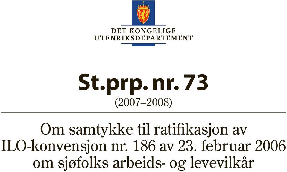 ratifikasjon av ILO-konvensjon nr.