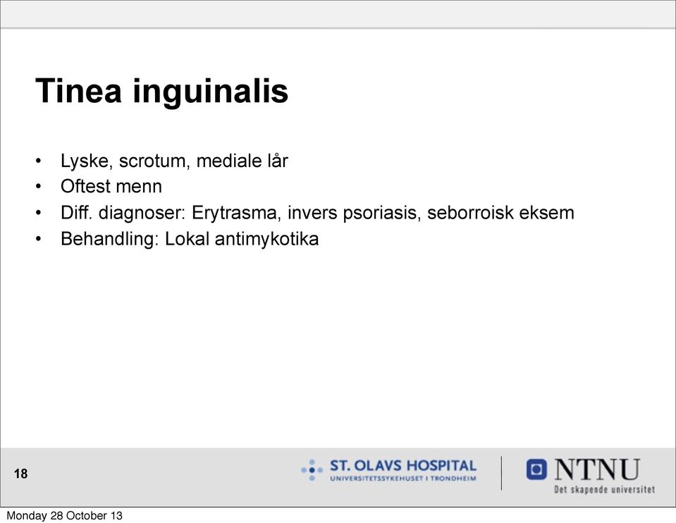 diagnoser: Erytrasma, invers