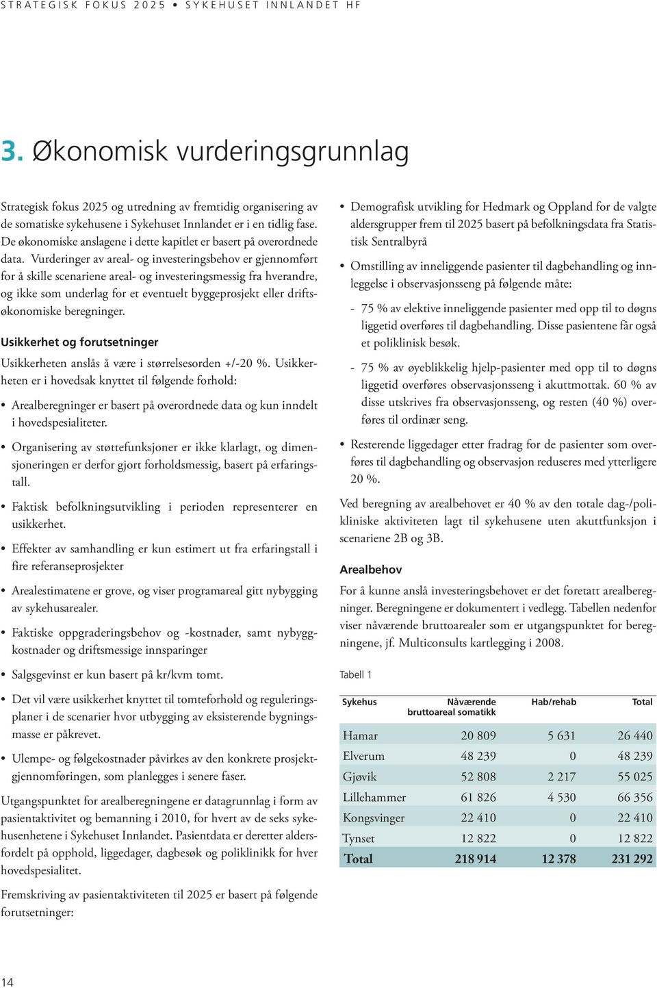 De økonomiske anslagene i dette kapitlet er basert på overordnede data.