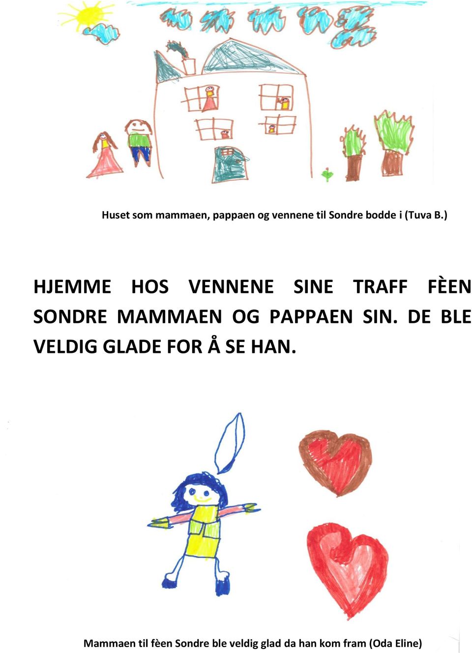 ) HJEMME HOS VENNENE SINE TRAFF FÈEN SONDRE MAMMAEN OG