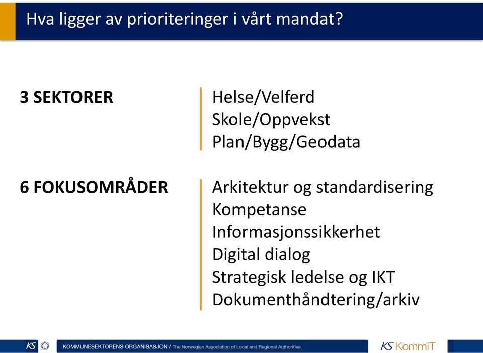 Plan/Bygg/Geodata Arkitektur og standardisering Kompetanse