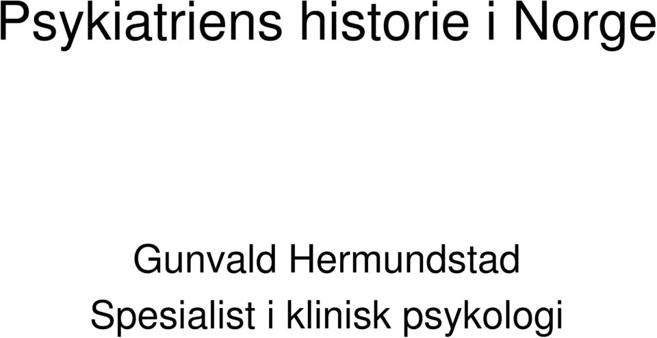 Gunvald Hermundstad