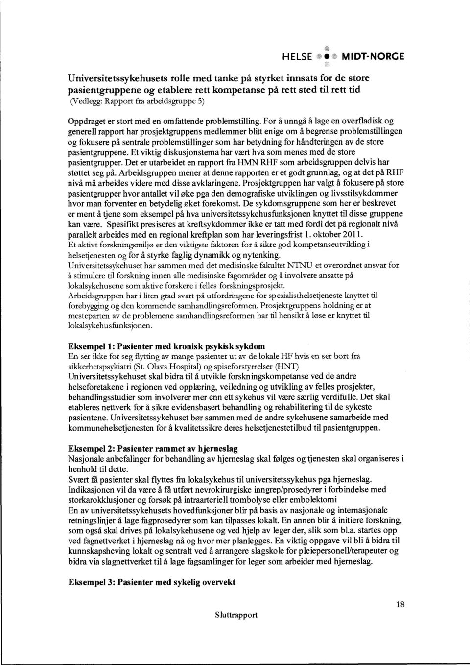 For å unngå å lage en overfladisk og generell rapport har prosjektgruppens medlemmer blitt enige om å begrense problemstillingen og fokusere på sentrale problemstillinger som har betydning for