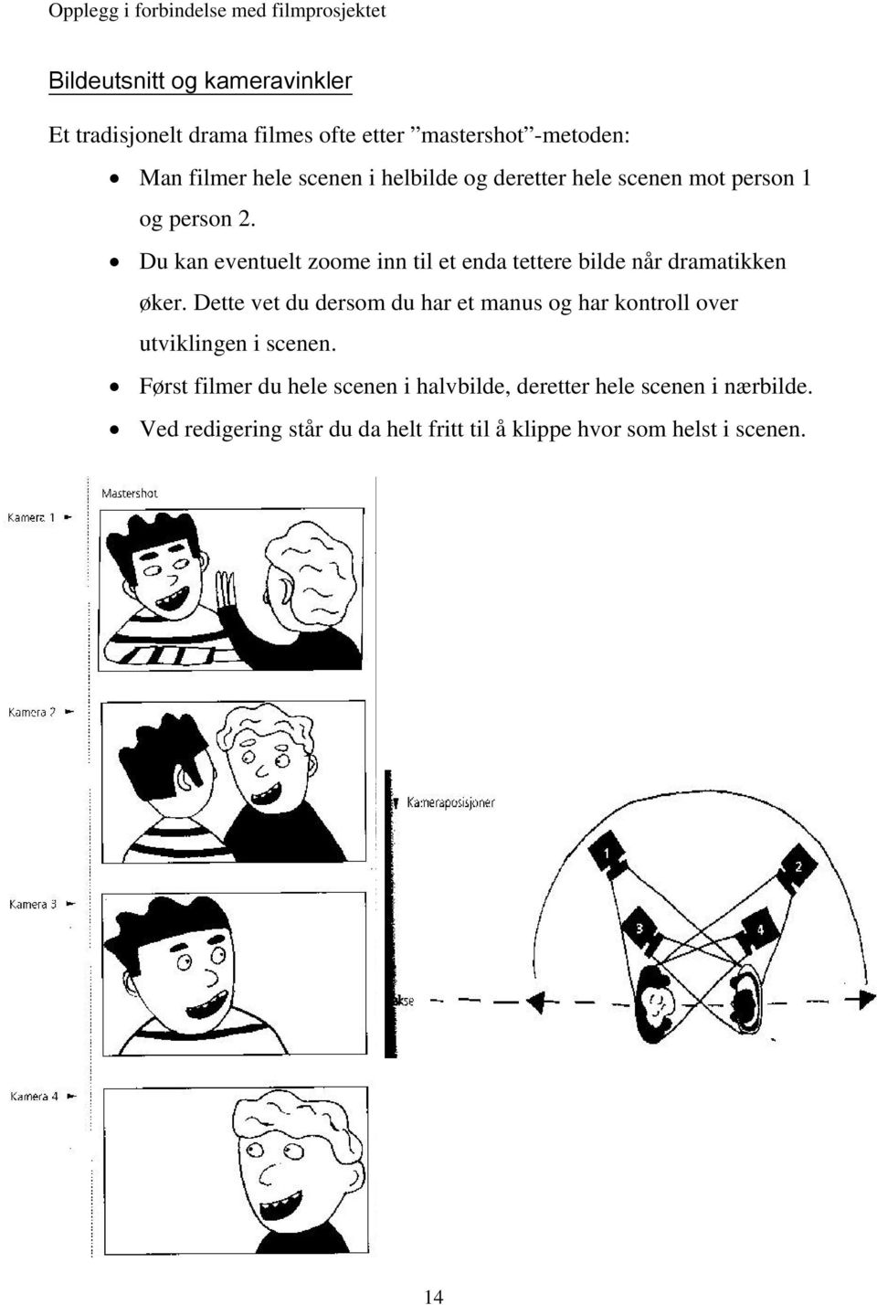 Du kan eventuelt zoome inn til et enda tettere bilde når dramatikken øker.