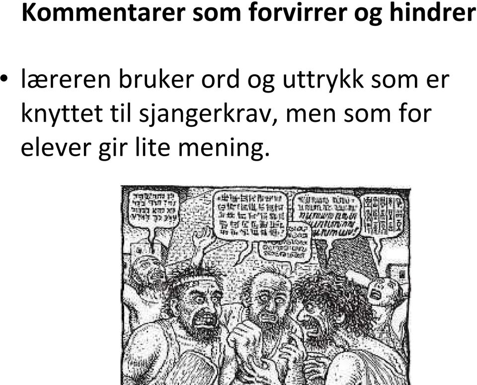 uttrykk som er knyttet til