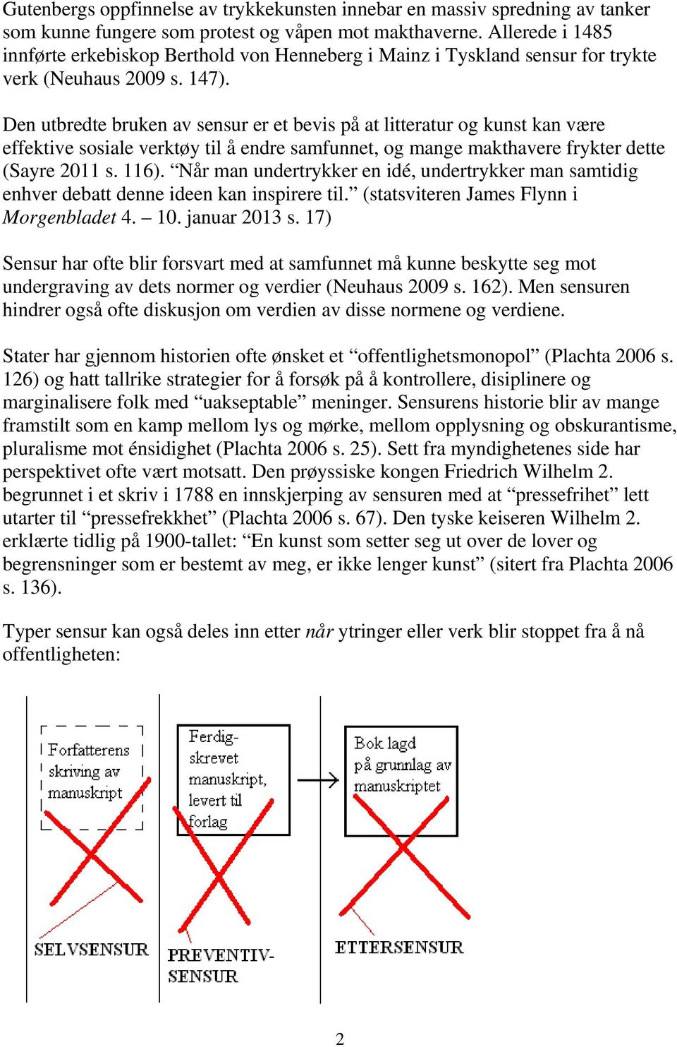 Den utbredte bruken av sensur er et bevis på at litteratur og kunst kan være effektive sosiale verktøy til å endre samfunnet, og mange makthavere frykter dette (Sayre 2011 s. 116).