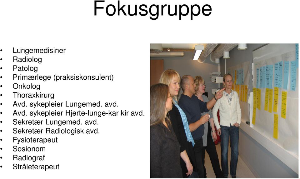 Sekretær Lungemed. avd. Sekretær Radiologisk avd.