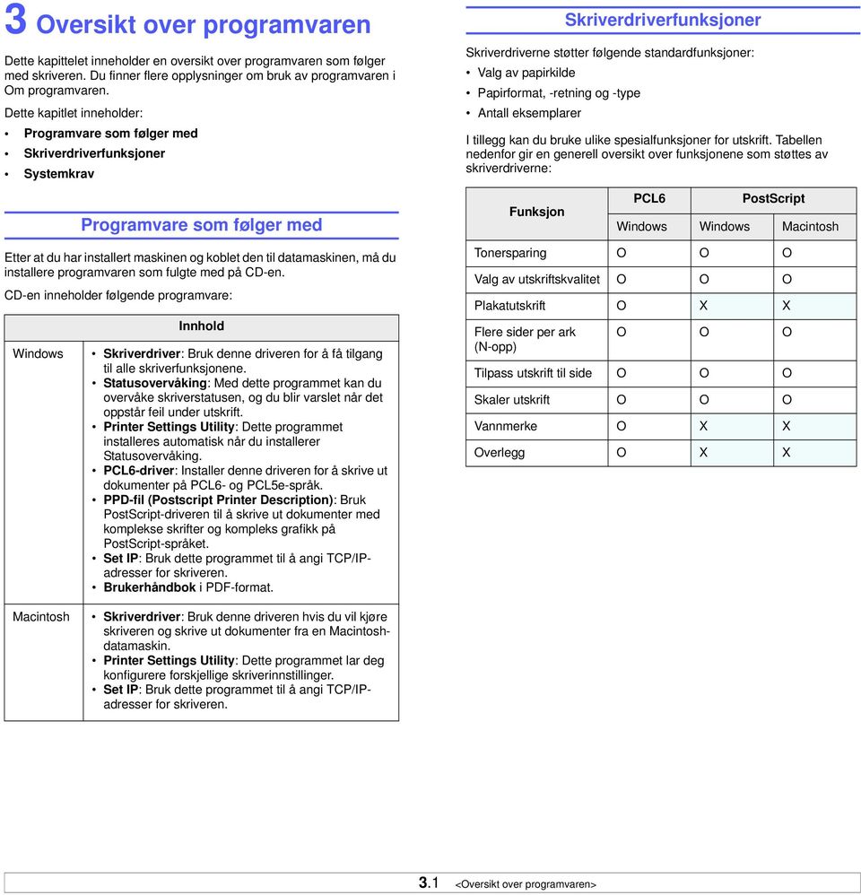 -retning og -type Antall eksemplarer I tillegg kan du bruke ulike spesialfunksjoner for utskrift.