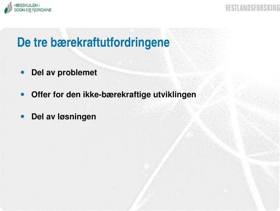 av problemet Offer for den