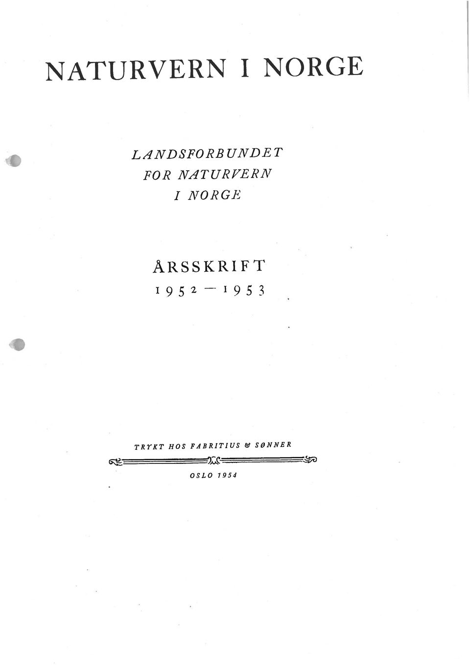 ARSSKRIFT 1952 1953 TRYKT