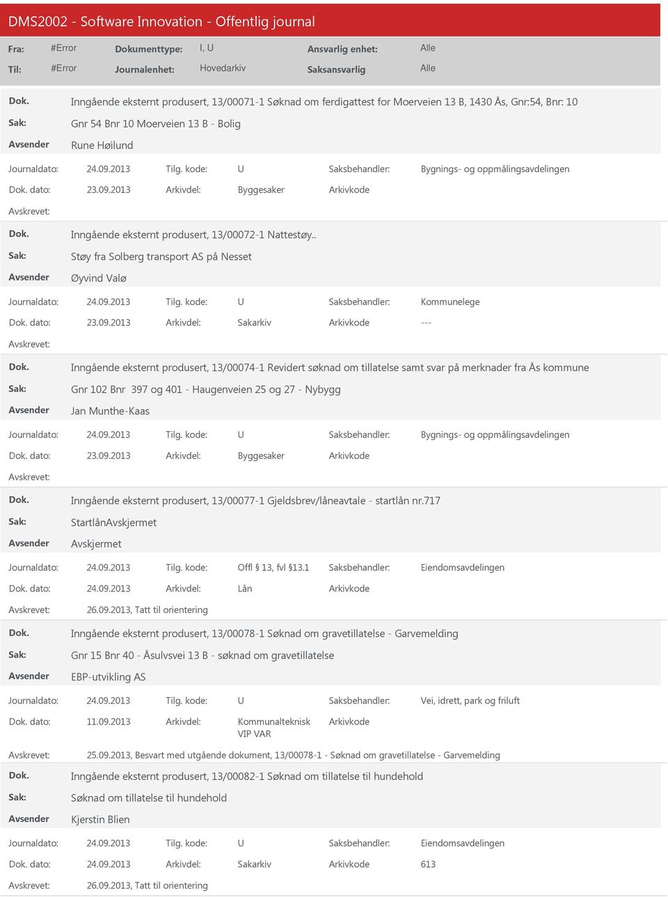 2013 Sakarkiv Inngående eksternt produsert, 13/00074-1 Revidert søknad om tillatelse samt svar på merknader fra Ås kommune Gnr 102 Bnr 397 og 401 - Haugenveien 25 og 27 - Nybygg Jan Munthe-Kaas dato: