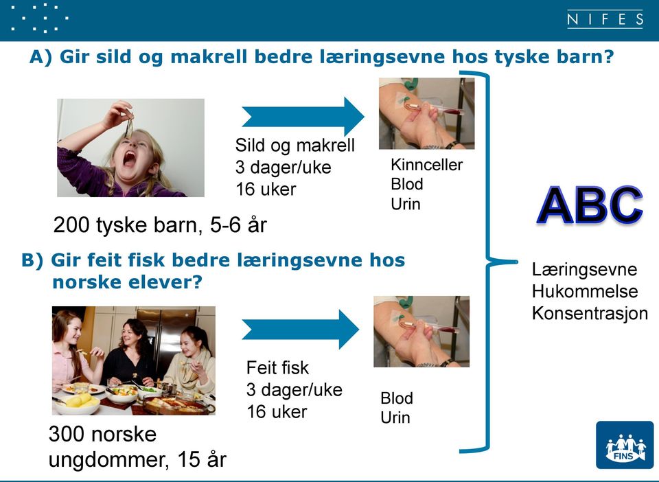 fisk bedre læringsevne hos norske elever?