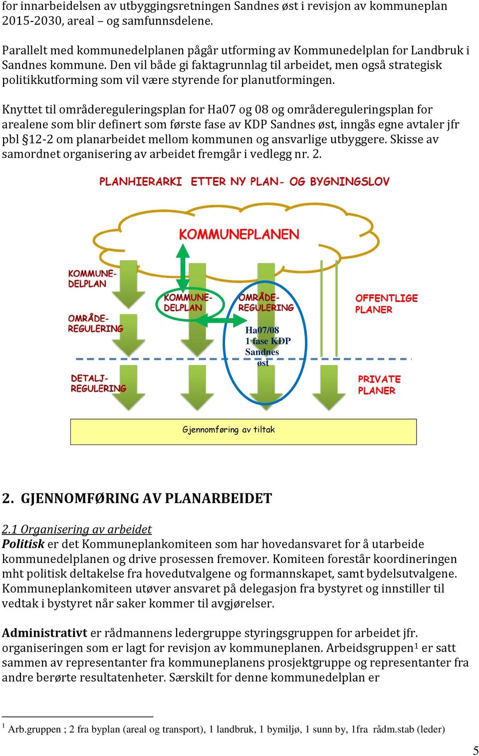 Den vil både gi faktagrunnlag til arbeidet, men også strategisk politikkutforming som vil være styrende for planutformingen.