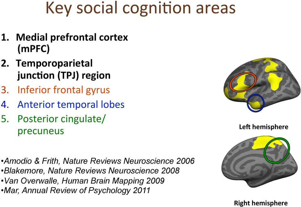 Posterior cingulate/ precuneus Le?