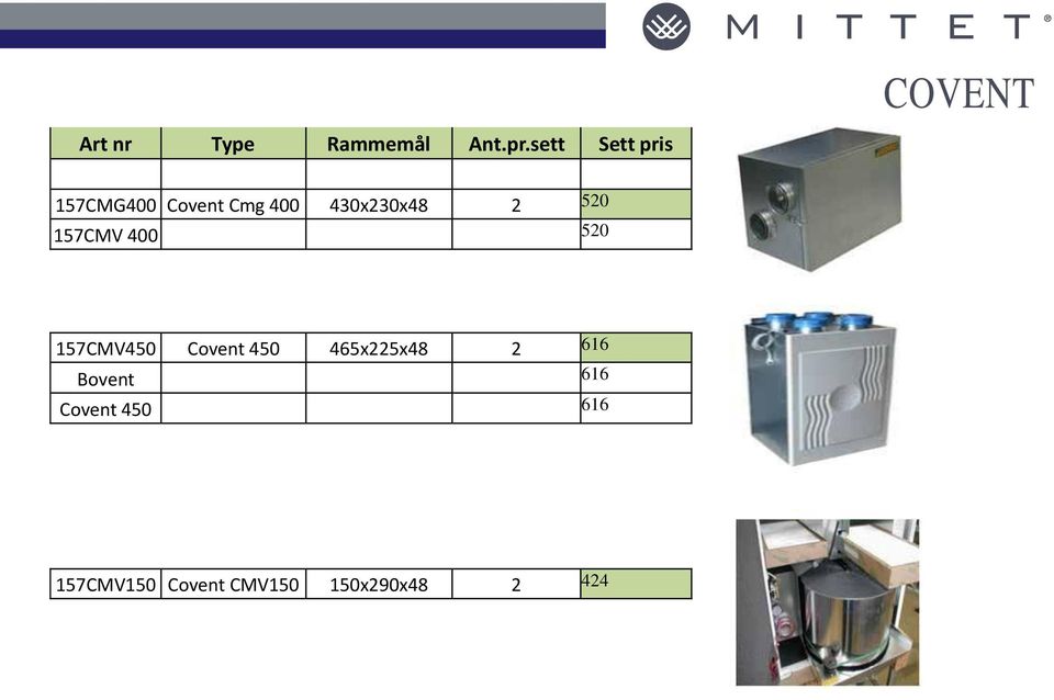 430x230x48 2 520 157CMV 400 520 157CMV450 Covent 450