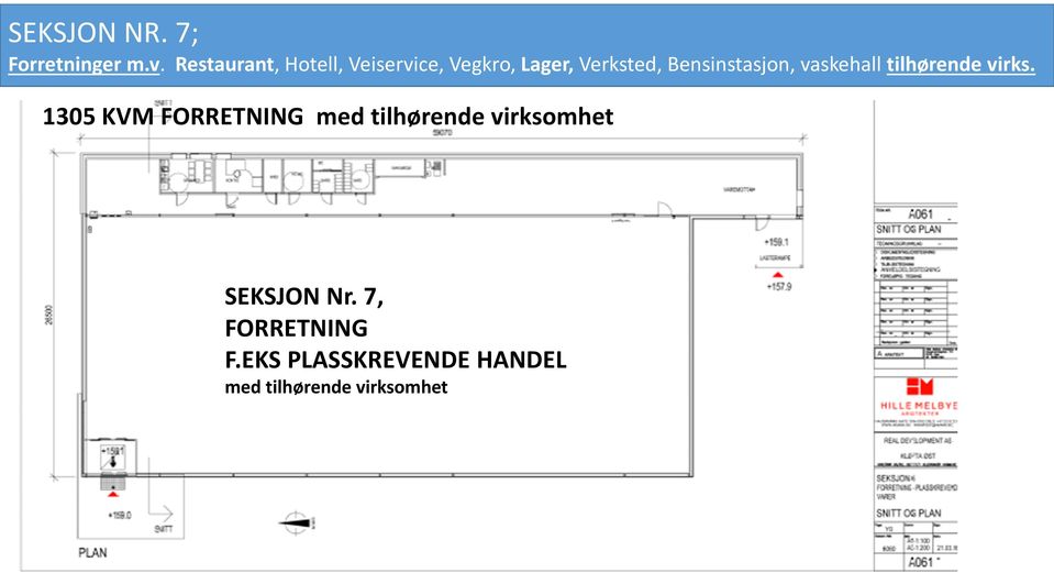 tilhørende virksomhet SEKSJON Nr.