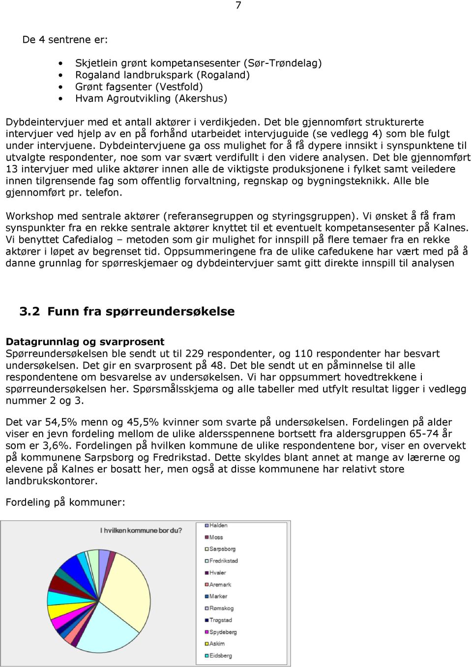 Dybdeintervjuene ga oss mulighet for å få dypere innsikt i synspunktene til utvalgte respondenter, noe som var svært verdifullt i den videre analysen.