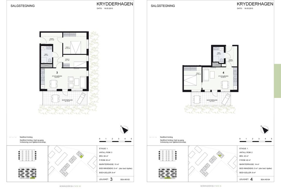 0 1 2 3 4 5 edfôret himling edfôret himling i bad og gang. 0 1 2 3 4 5 ETASJE: 2. 1. ETASJE: 2. 1. ATALL ROM: 23 ATALL ROM: 2 BRA: 45 64 m² BRA: 45 43 m² P-ROM: 44 63 m²