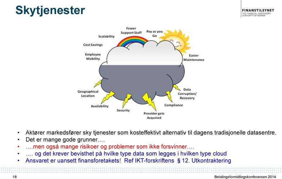 .men også mange risikoer og problemer som ikke forsvinner.