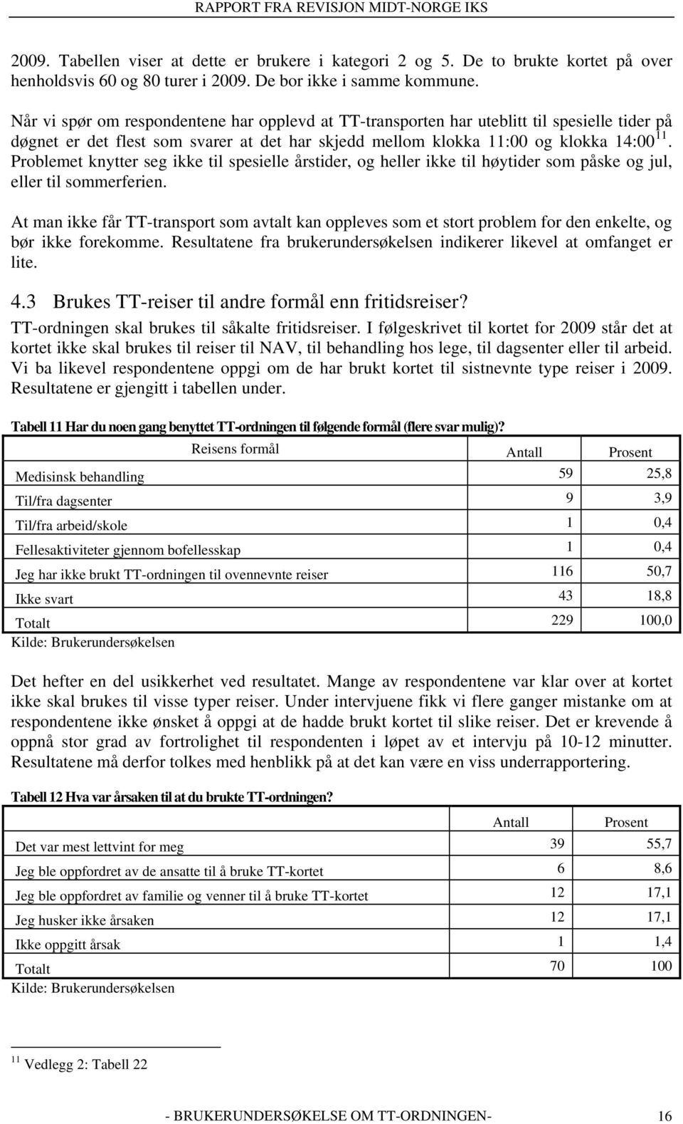 Problemet knytter seg ikke til spesielle årstider, og heller ikke til høytider som påske og jul, eller til sommerferien.